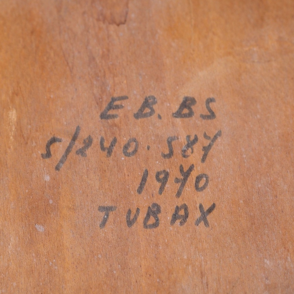 Cantilever chair by Tubax - Black synthetic leather