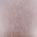 Stackable chair in brown synthetic leather