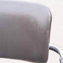 Armchair by Tubax - Black synthetic leather (ca. 1980)