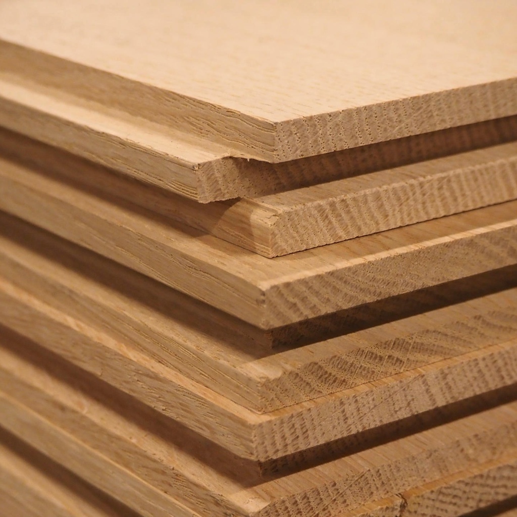 Parquet in solid oak with singularities (W. 19 cm)