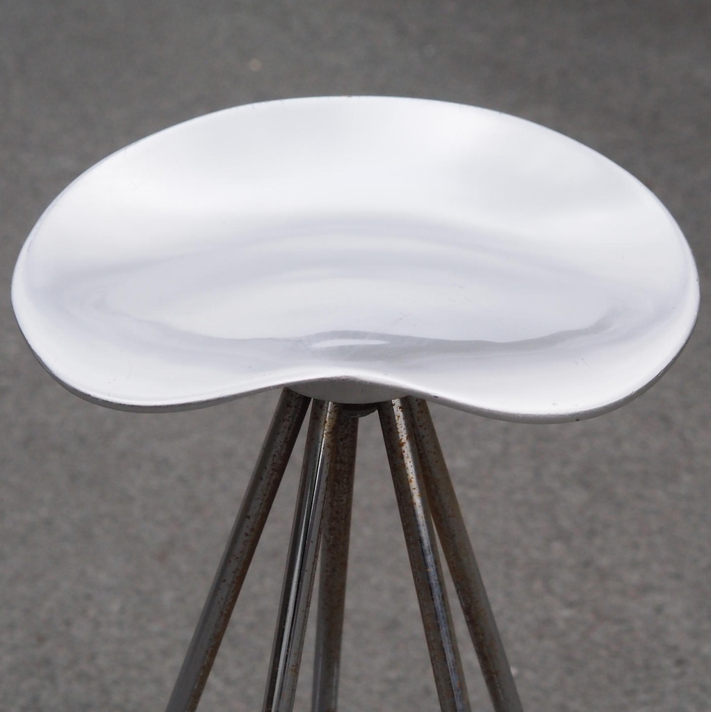 Cantilever chair by Tubax - Black synthetic leather