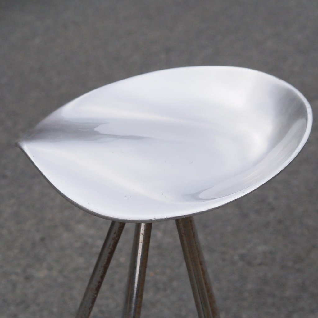 Cantilever chair by Tubax - Black synthetic leather