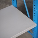 Shelf panel by Mecalux - Grey epoxy powder coated steel  (97 x 39,5 cm)