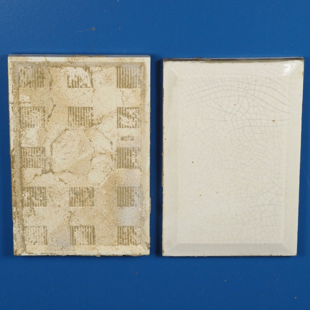 Bevelled glazed ceramic wall tiles - Sold per m2