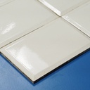 Bevelled glazed ceramic wall tiles by Le Glaive - Sold per m2
