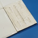 Bevelled glazed ceramic wall tiles by Le Glaive - Sold per m2