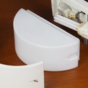 Wall light '3231' in opaline glass and die cast aluminium by Bega (35 cm)