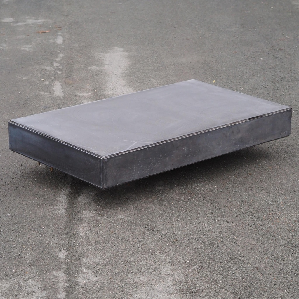 Door in stainless steel from the Générale de Banque  (H. 195,5 x 95,4 cm) - Right