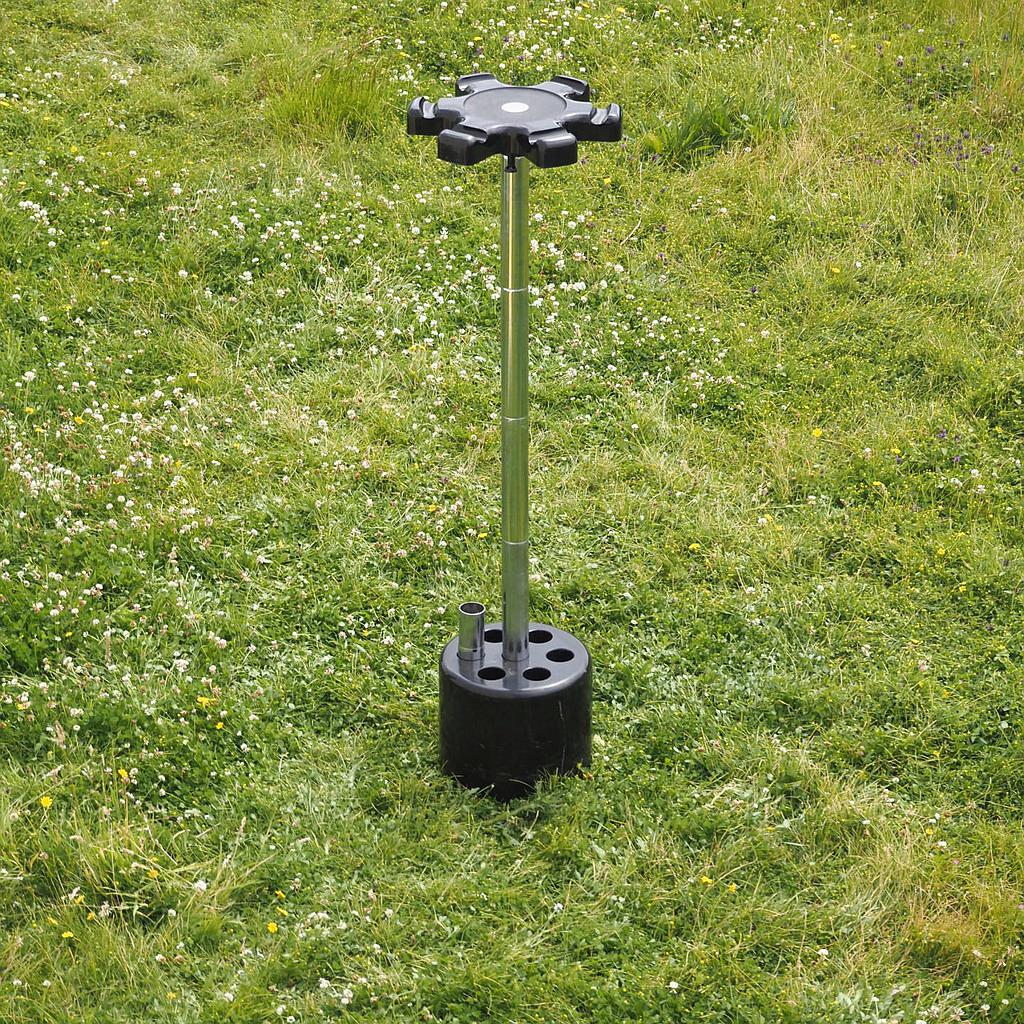 Black coat and umbrella rack by Paolo Orlandini & Roberto Lucci for Velca Legnano