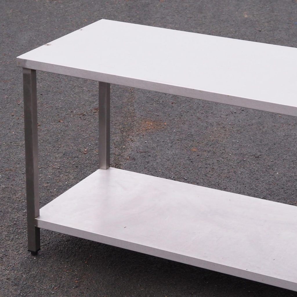 Shelf in epoxy coated steel (200 x 106 x 80 cm)