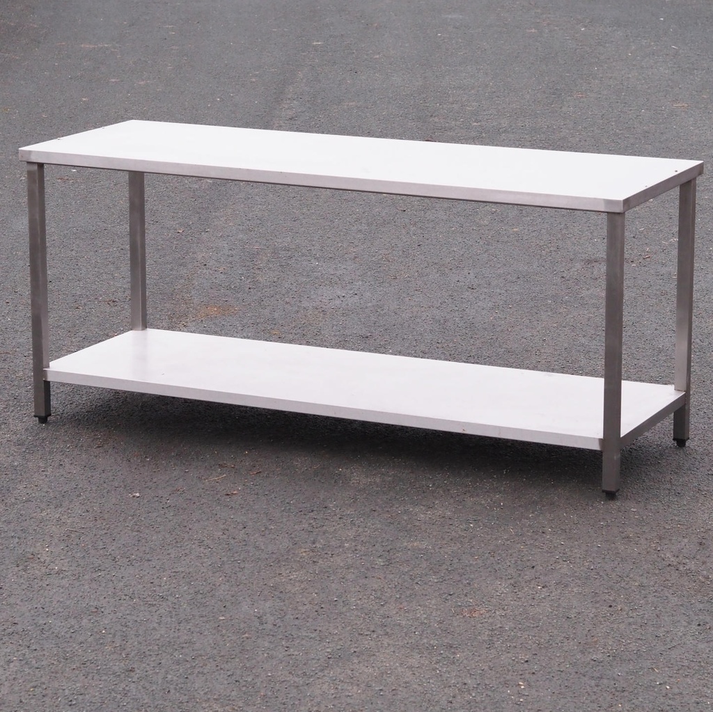 Shelf in epoxy coated steel (200 x 106 x 80 cm)