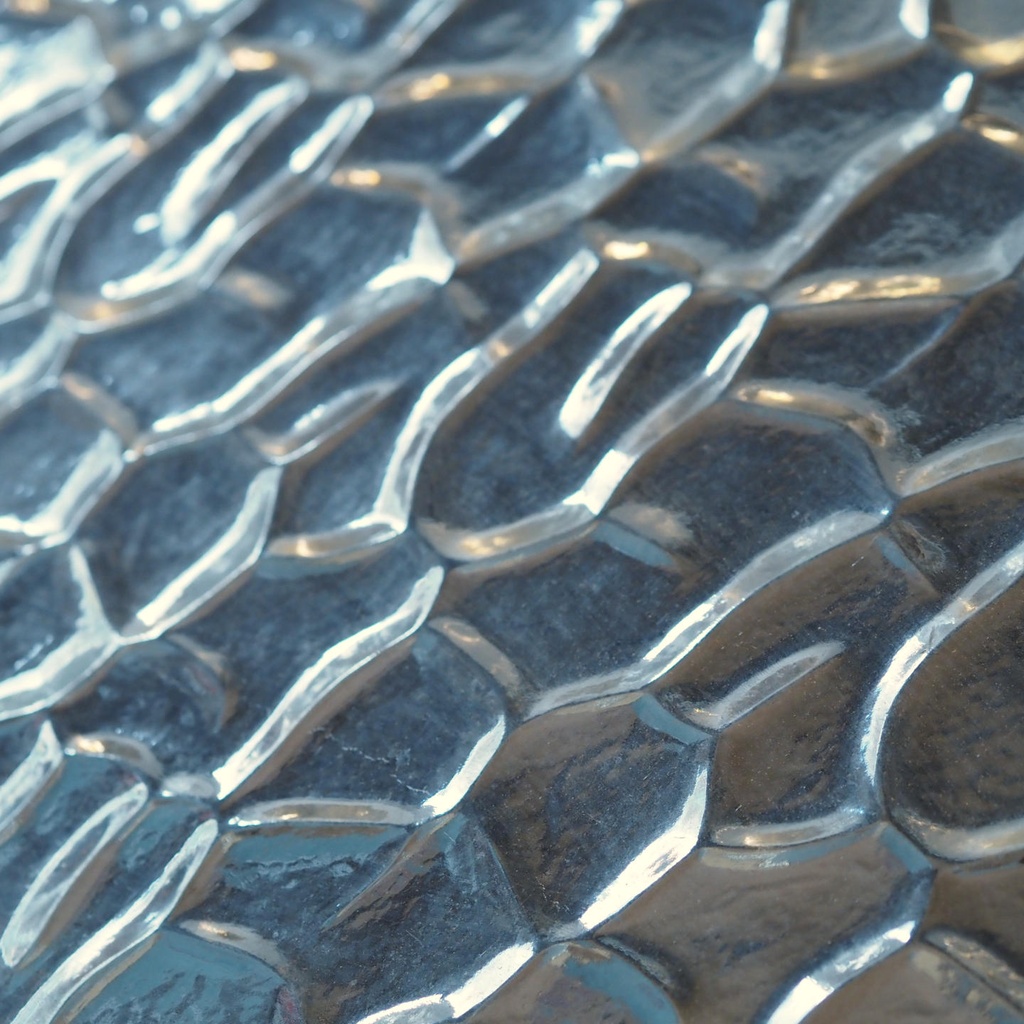 Door in varnished solid wood with flemish glass panel (H. 212,5 x W. 77,5 cm) - Right