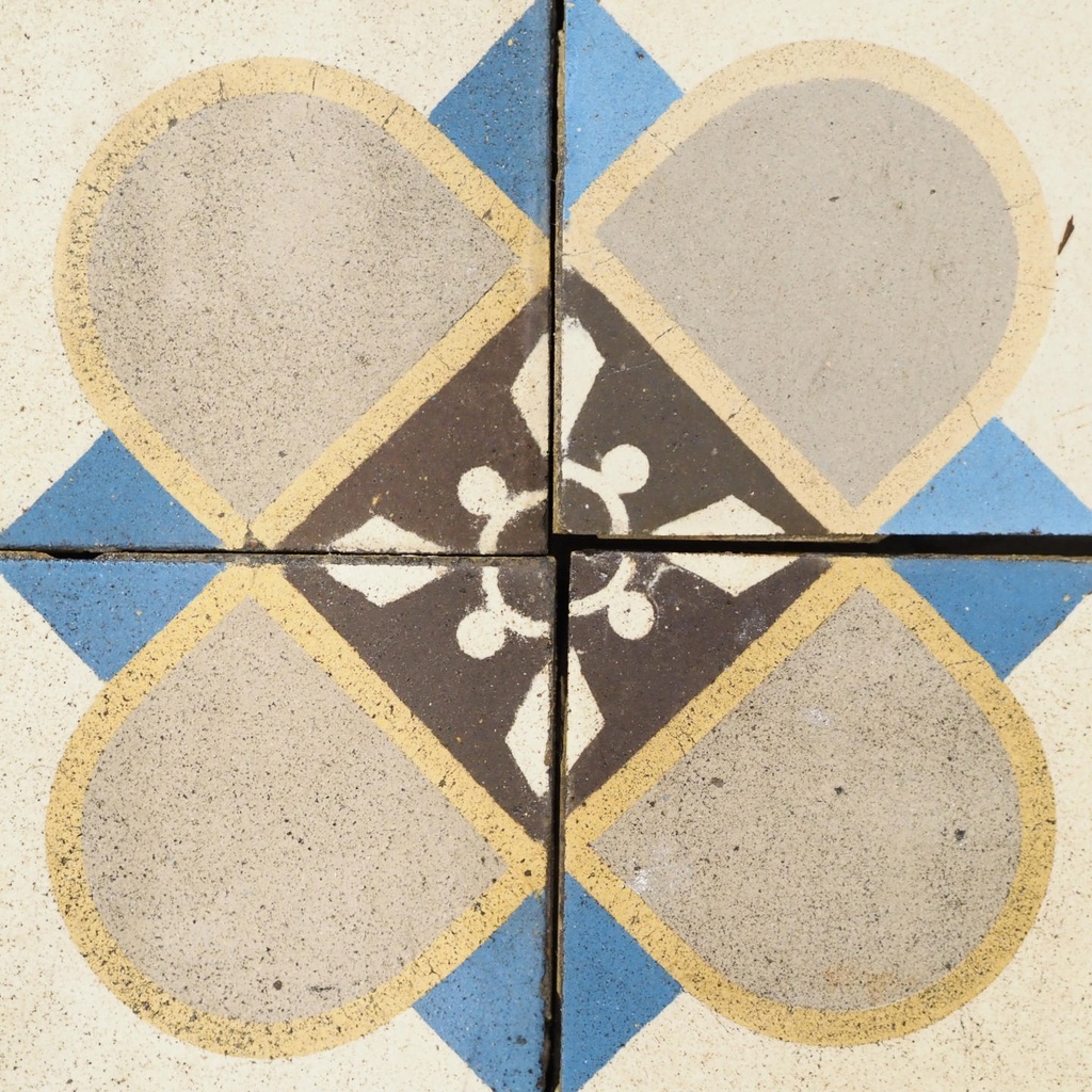 Cement tile 'Eruditio' by SVK (15,2 x 15,2 cm) - Sold per m2