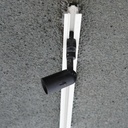 Reclaimed recessed 3-phase trackway by ERCO (L. 300 cm)