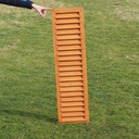 Wooden shutter (H. 124 cm x W. 33 cm)