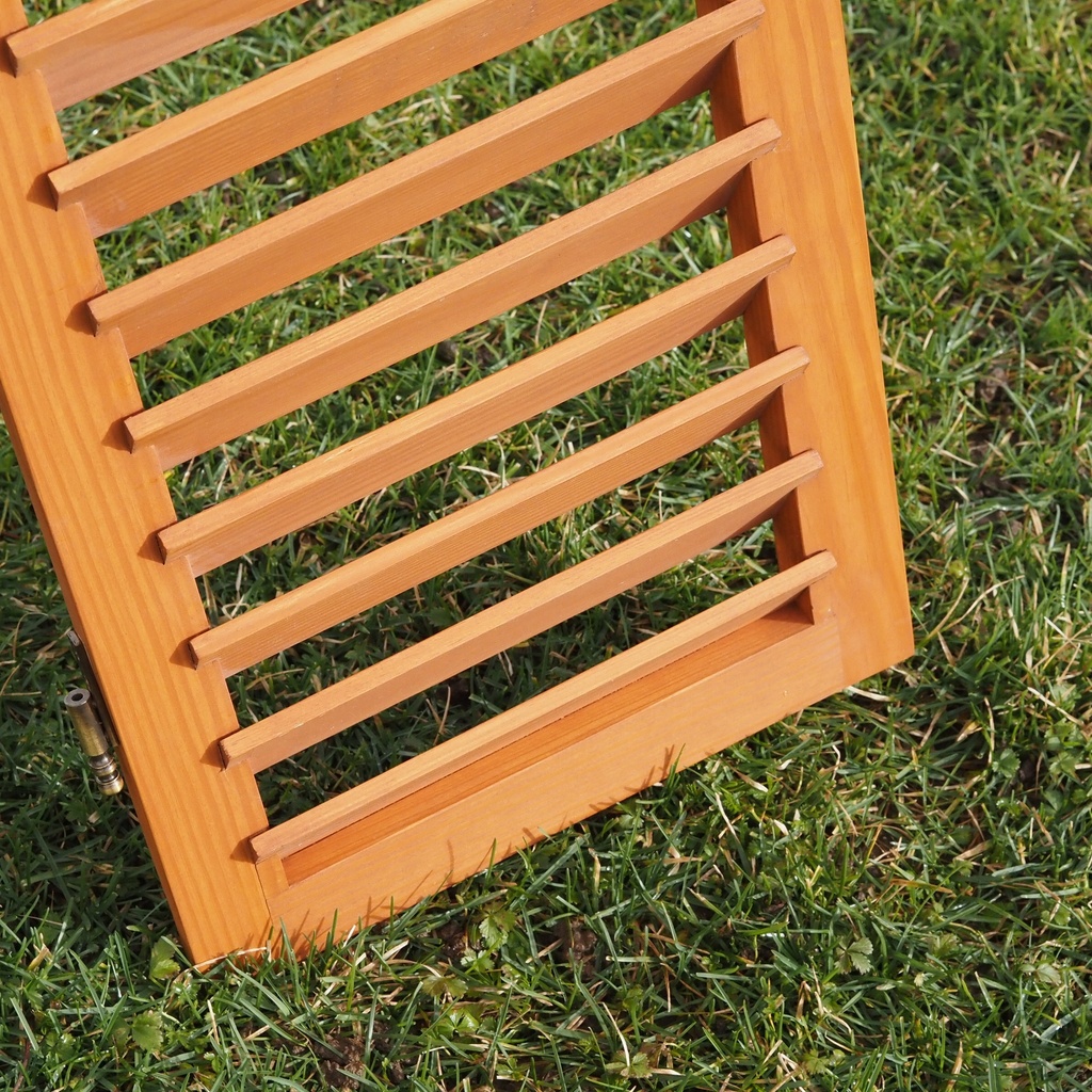 Wooden shutter (H. 124 cm x W. 33 cm)