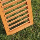 Wooden shutter (H. 124 cm x W. 33 cm)
