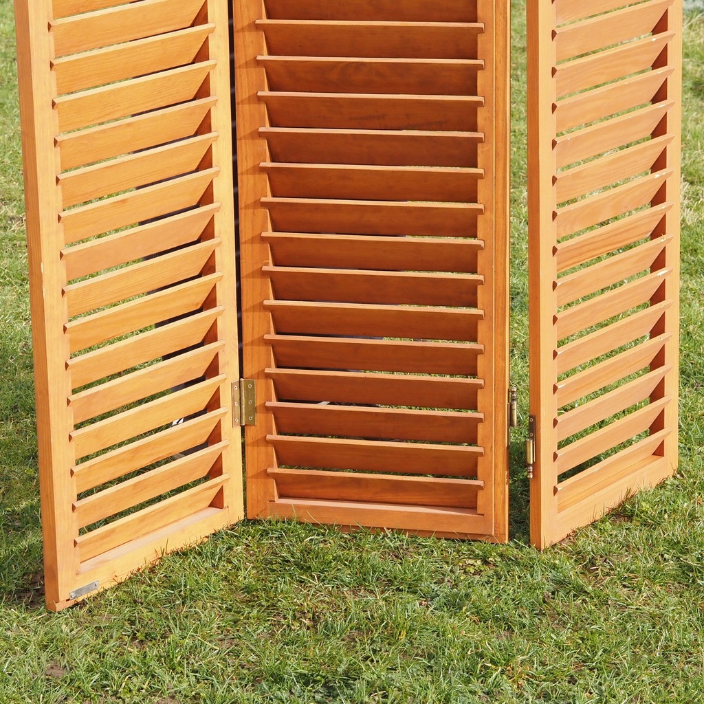 Triple wooden shutter (H. 250,5 cm x W. 118 cm)