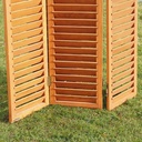 Triple wooden shutter (H. 250,5 cm x W. 118 cm)