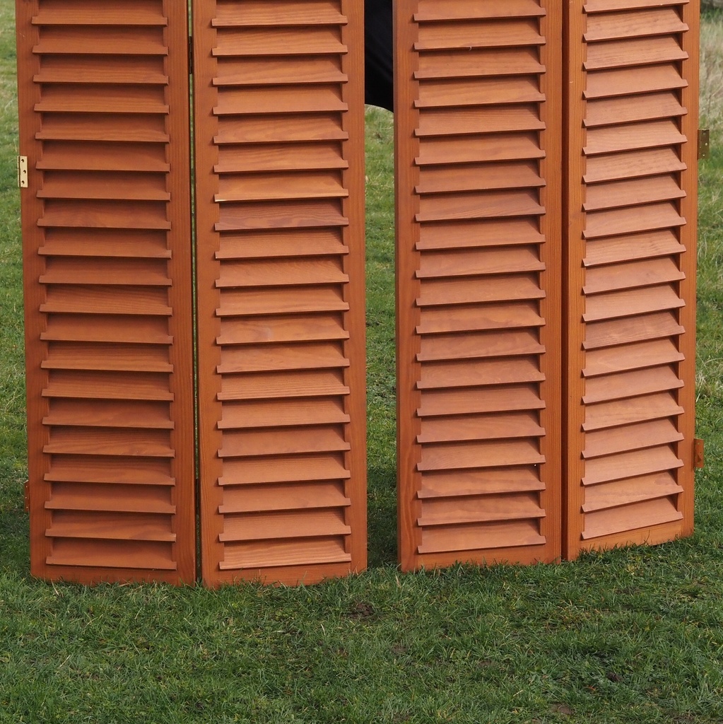 Quadruple wooden shutter (H. 216,5 cm x W. 132,8 cm)