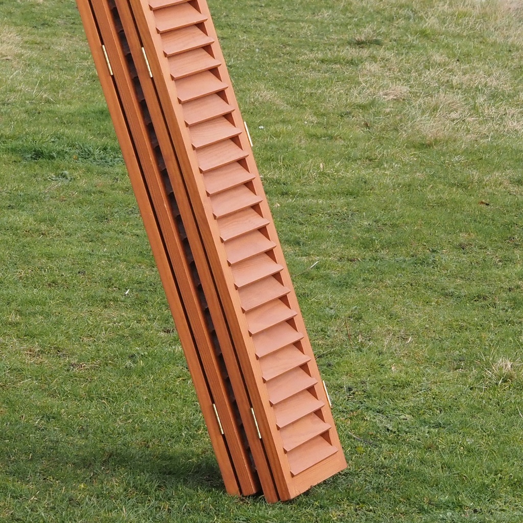 Quadruple wooden shutter (H. 216,5 cm x W. 132,8 cm)