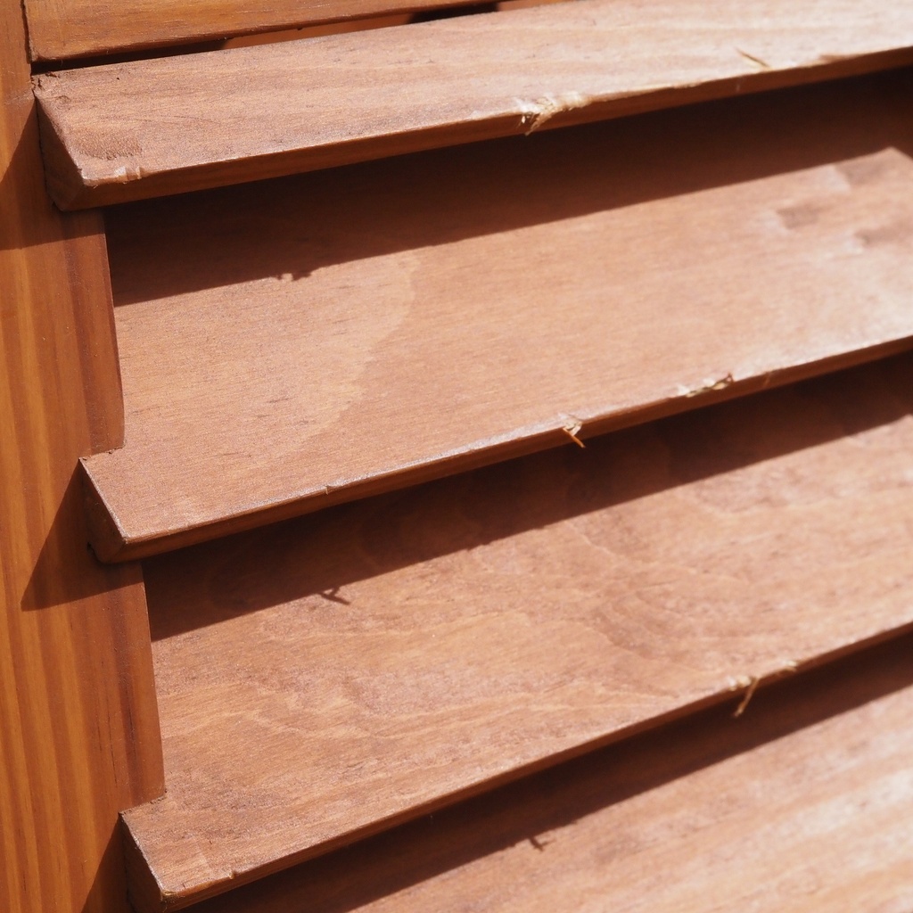 Quadruple wooden shutter (H. 216,5 cm x W. 132,8 cm)