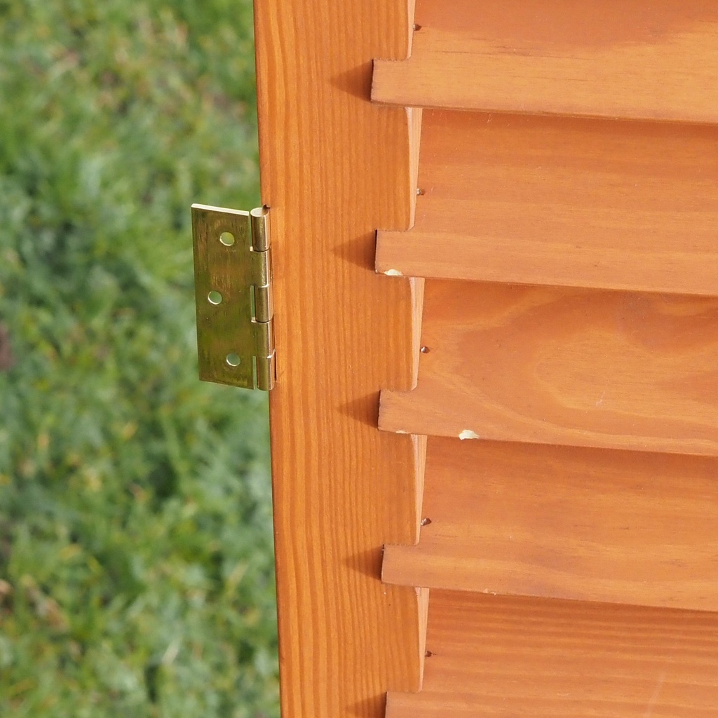 Wooden shutter (H. 201 cm x W. 43,5 cm)