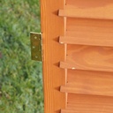 Wooden shutter (H. 201 cm x W. 43,5 cm)