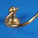 Towel rack in brass
