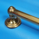 Towel rack in brass