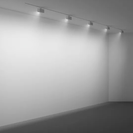 Reclaimed recessed 3-phase trackway by ERCO for track lights (L. 300 cm)