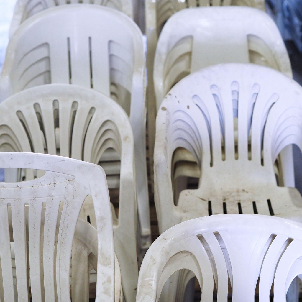 Stackable garden chair in polypropylene by Jardin