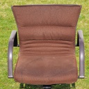 Swivel office chair 'FS 211/8' by Klaus Franck & Werner Sauer for Wilkhahn (ca. 1980) - Grey/Dark grey