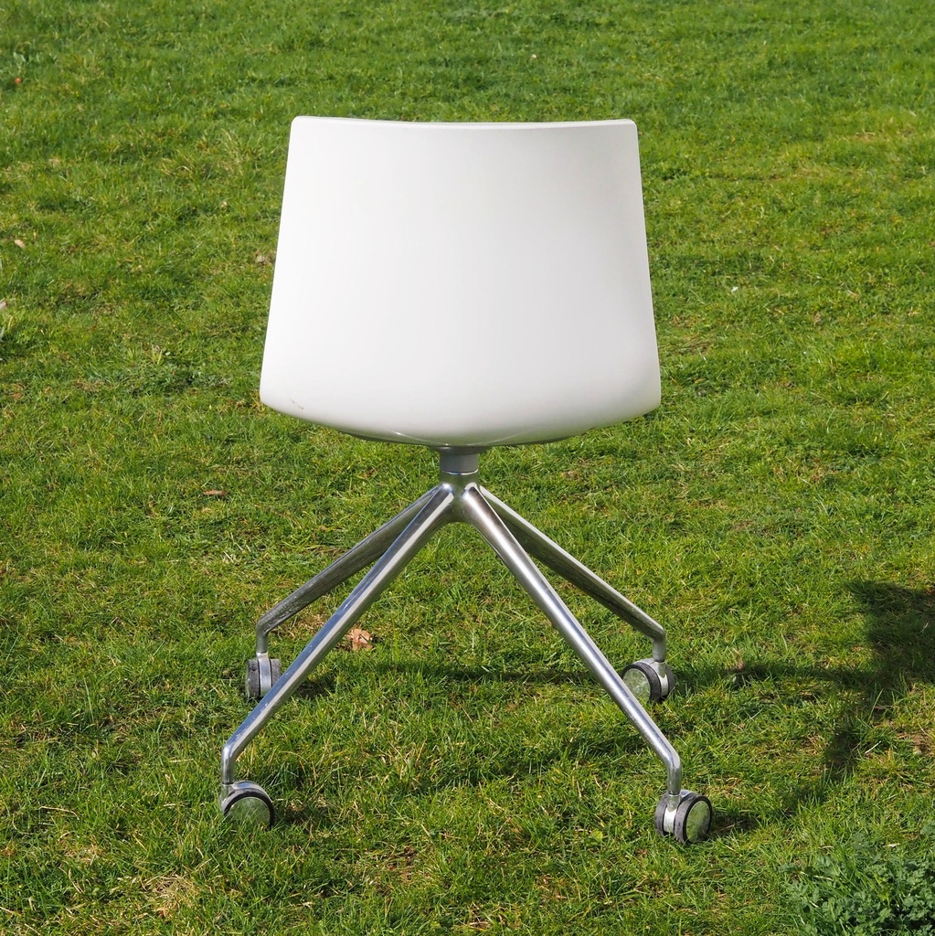 Swivel office chair 'FS 211/8' by Klaus Franck & Werner Sauer for Wilkhahn (ca. 1980) - Grey