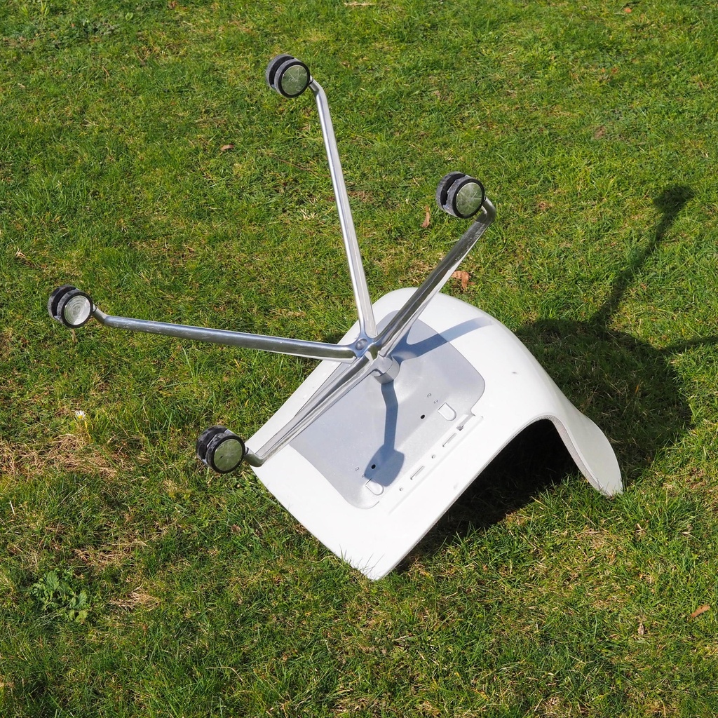 Swivel office chair 'FS 211/8' by Klaus Franck & Werner Sauer for Wilkhahn (ca. 1980) - Grey