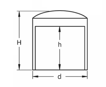 Plastic end caps – Factory New!