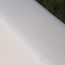 Bench with backrest by Drisag (L. 120 cm)