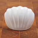 Soap holder in glazed porcelain