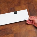 Glass holder in glazed porcelain