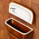 Soap holder in glazed porcelain