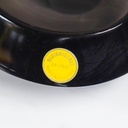 Soap dish 'Omega' in smoked crystal by Turk+Bolte