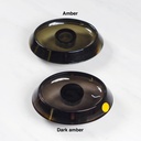 Soap dish 'Omega' in smoked crystal by Turk+Bolte