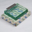 Wall soap holder in smoked pressed glass by Inda (various colors)