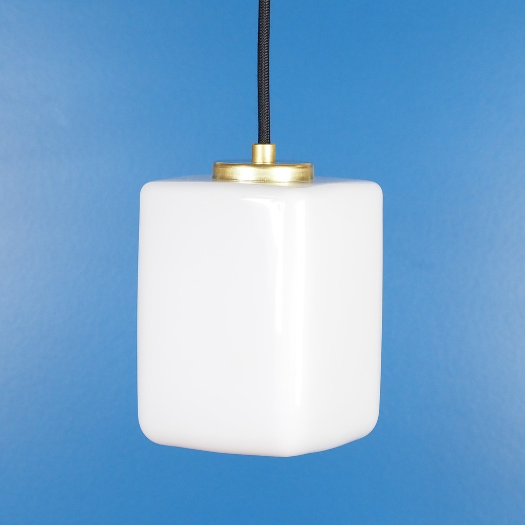 Hanging light 'Tom' in opaline glass