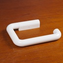 Large wall soap holder in smoked pressed glass by Inda