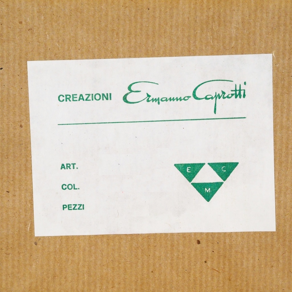 Wall soap holder in smoked pressed glass by Studio Caprotti