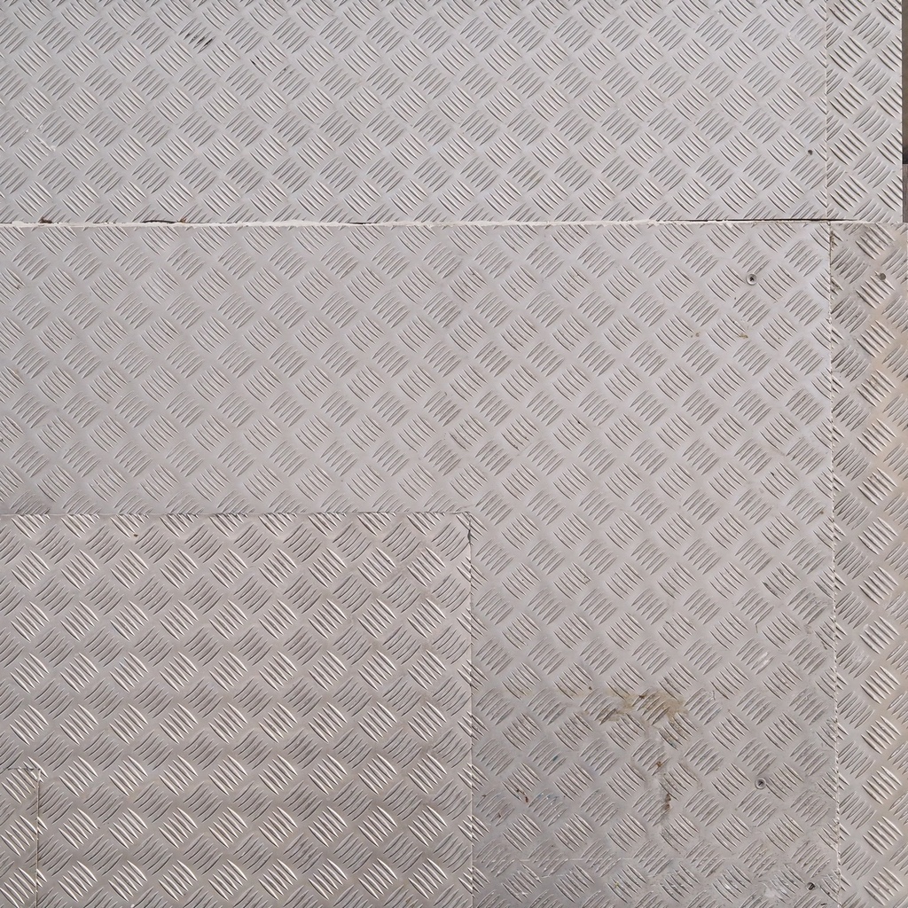 Aluminium checker plate (various sizes) - Only available in our physical shop