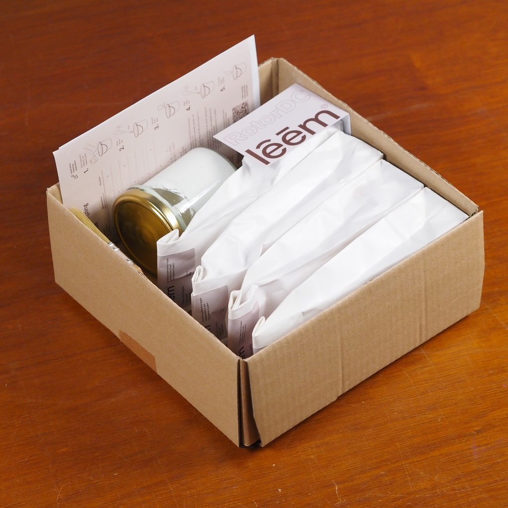 Clay finish sample Léém by BC materials (14 x 21 cm)