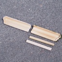 Handpainted glazed terracotta tile from the workshop of Agnès Emery (various sizes) - Only available in our physical shop