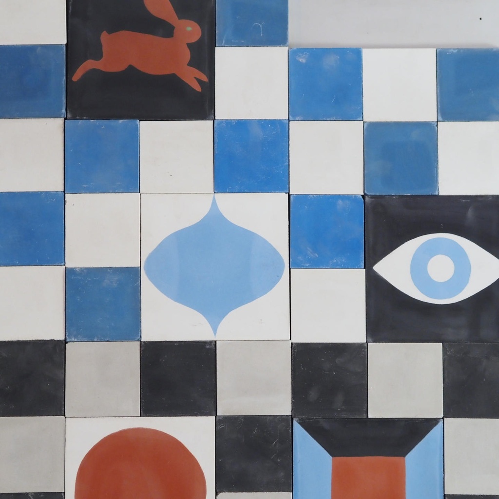 Handmade tiles by Emery&Cie (various sizes, shapes and patterns) - Only available in our physical shop